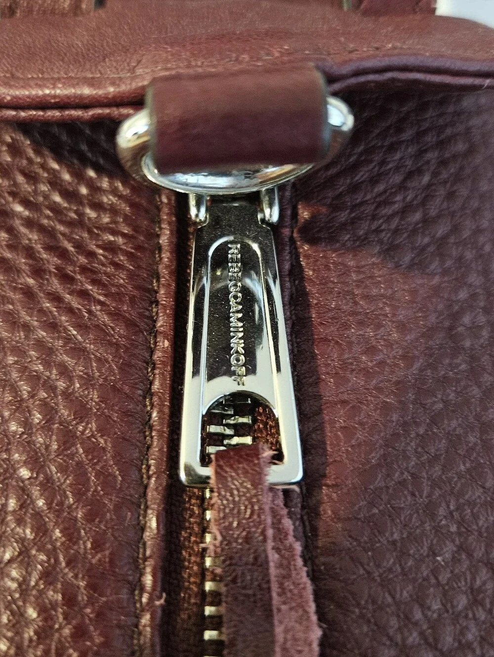 Rebecca Minkoff Burgundy Mini Backpack - Picture 4 of 12